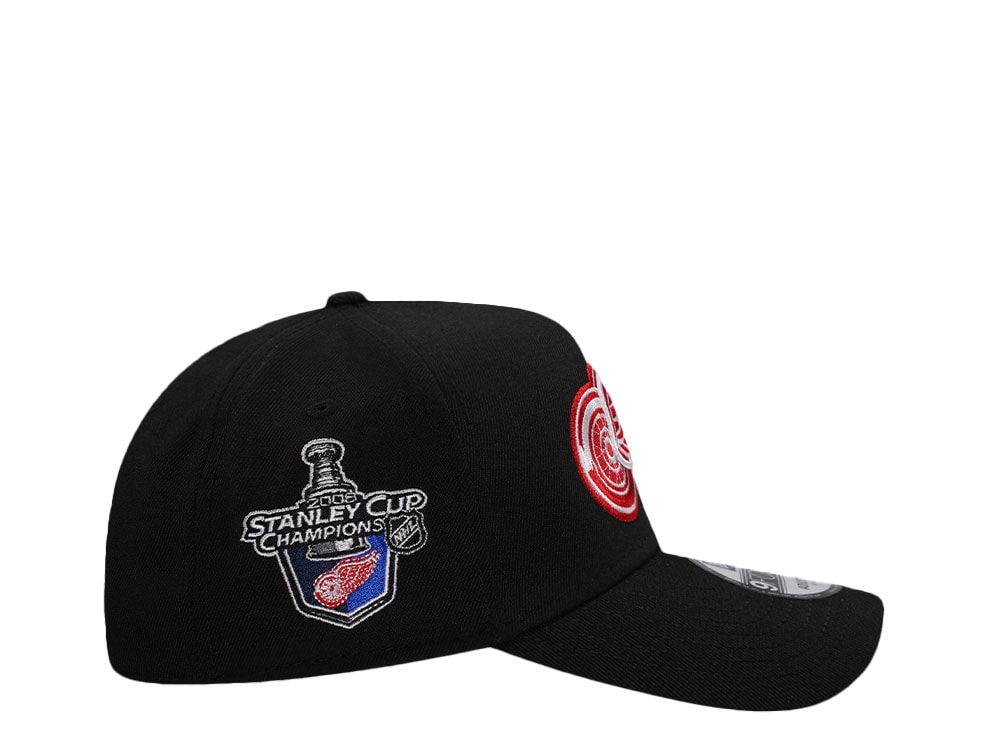 New Era Detroit Red Wings Stanley Cup Champions 2010 Black Edition 9Forty A Frame Snapback Gorra