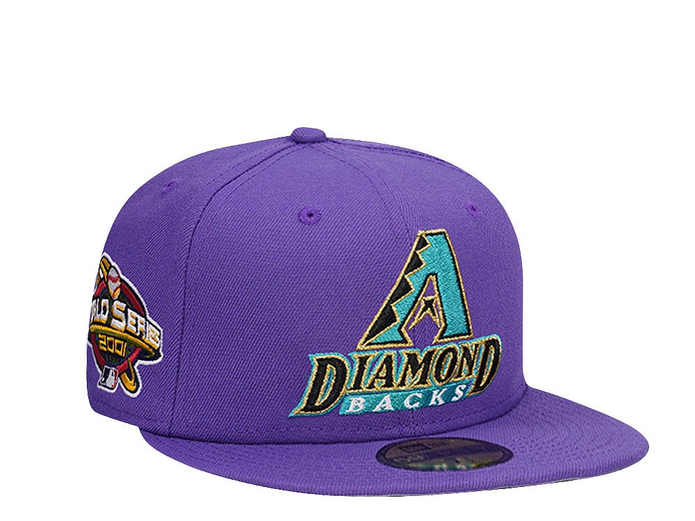 New Era Arizona Diamondbacks World Series 2001 Purple Edition 59Fifty Fitted Gorra