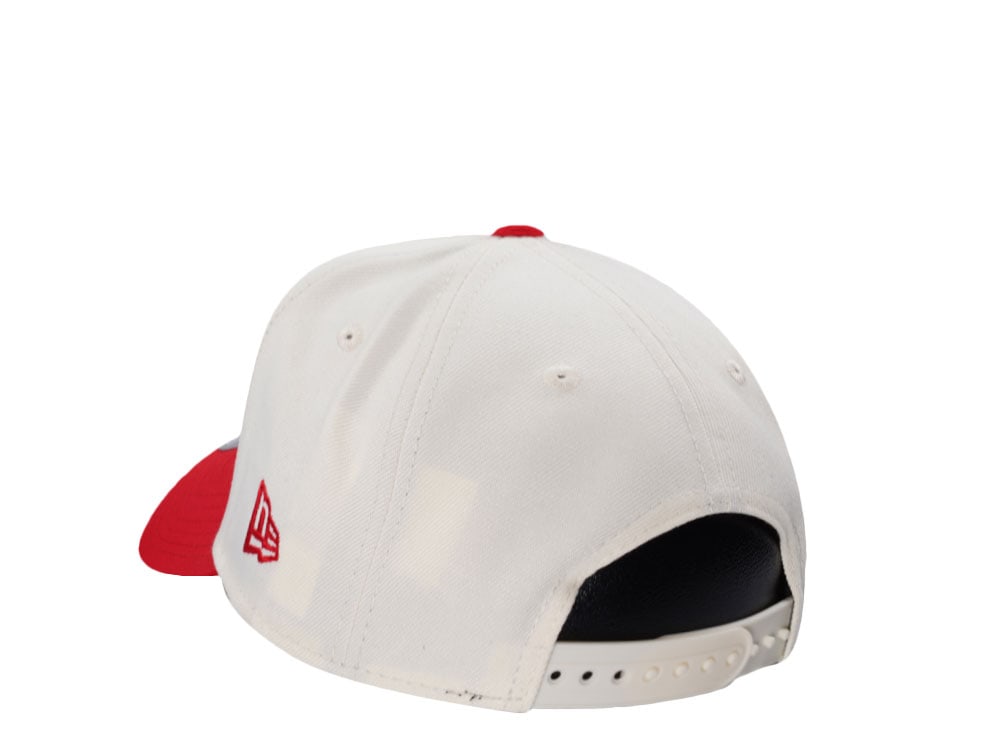 New Era Chicago Bulls Script Chrome Two Tone Edition 9Forty A Frame Snapback Gorra