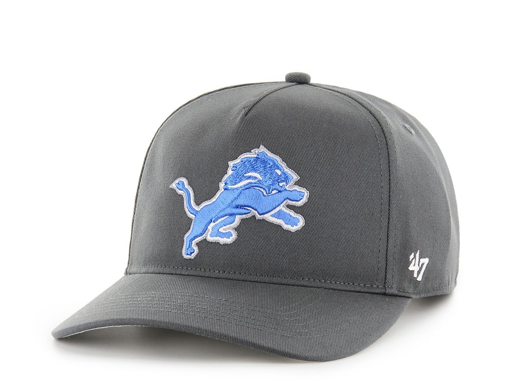 47Brand Detroit Lions Charcoal Classic Edition Hitch Snapback Gorra
