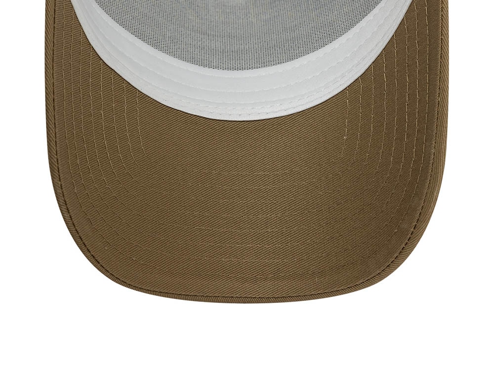 New Era Fishing Khaki Trucker A Frame Snapback Gorra