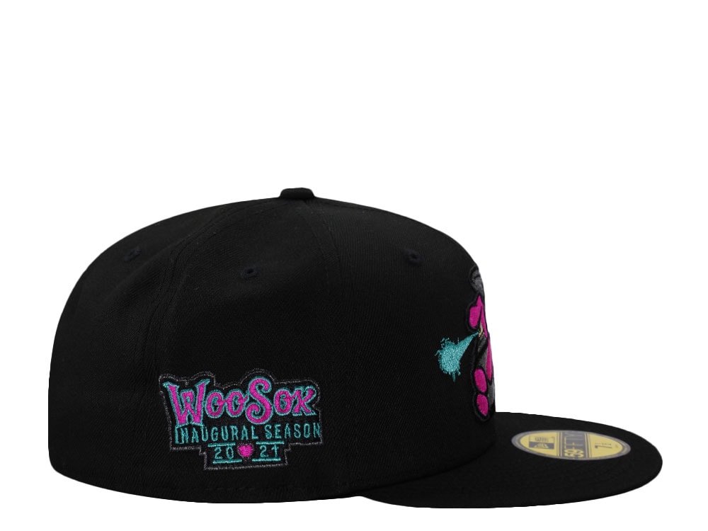 New Era Worcester Red Sox Inaugural Season Black Prime Edition 59Fifty Fitted Gorra