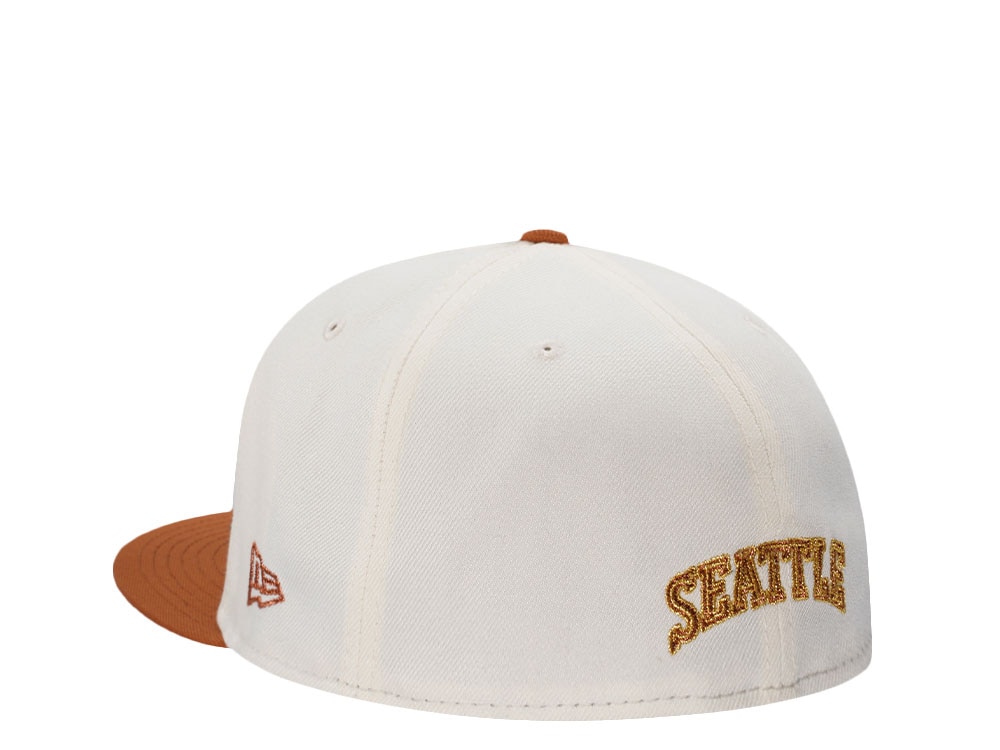 New Era Seattle Supersonics Western Conference Chrome Two Tone Edition 59Fifty Fitted Gorra