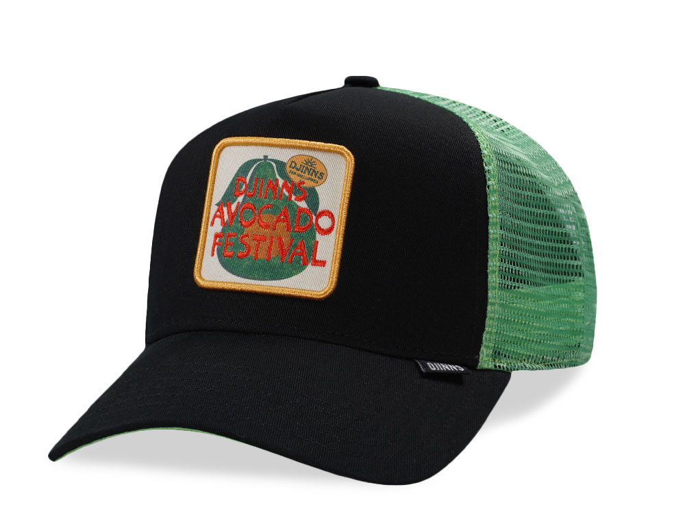 Djinns HFT Avocado Festival Black Edition Trucker Snapback Gorra