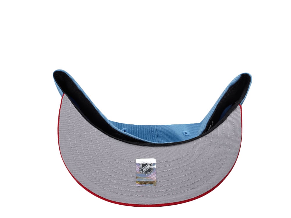 New Era Chicago Blackhawks 75th Anniversary Sky Blue Two Tone Edition 59Fifty Fitted Gorra