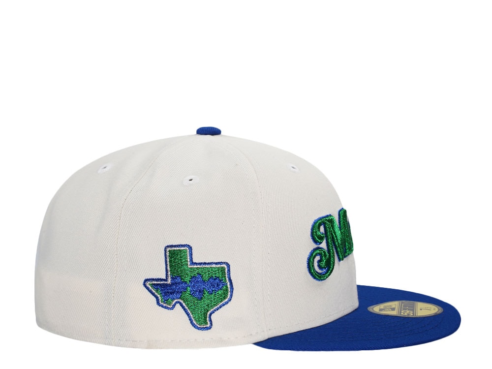 New Era Dallas Mavericks Chrome Metallic Green Two Tone Edition 59Fifty Fitted Gorra
