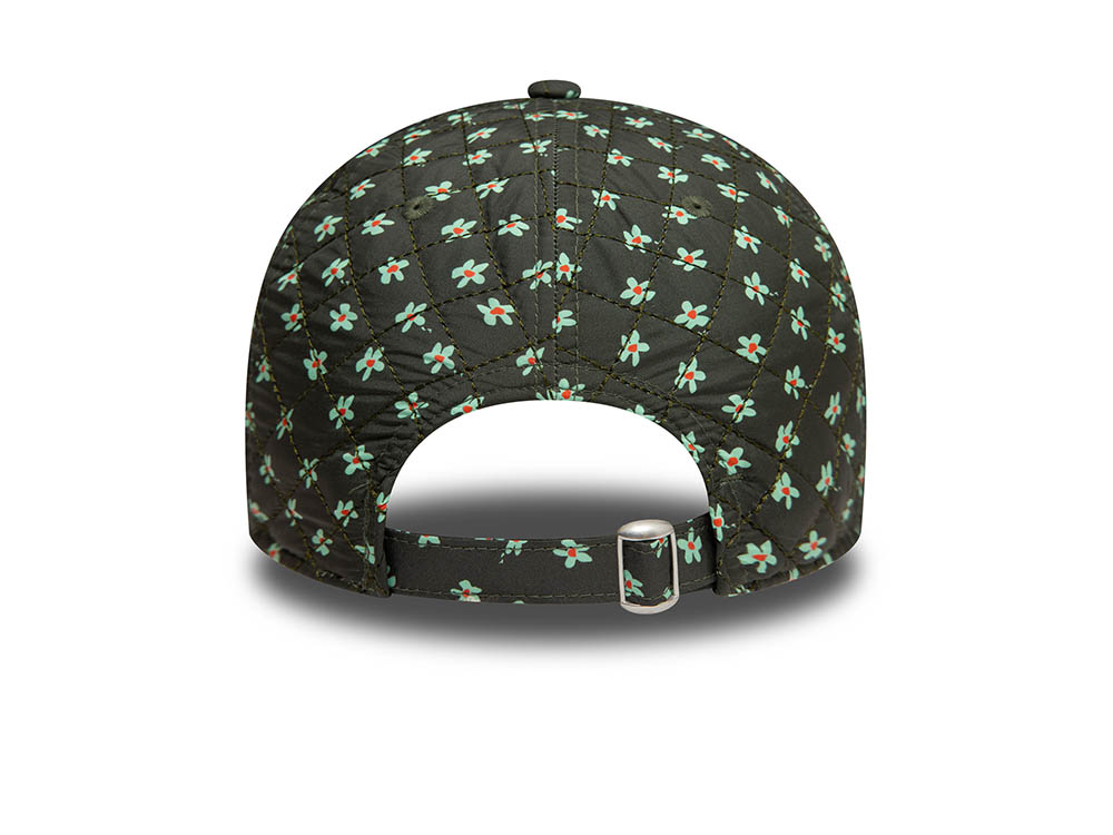 New Era New York Yankees Floral Quilt Olive Womens 9Twenty Strapback Gorra