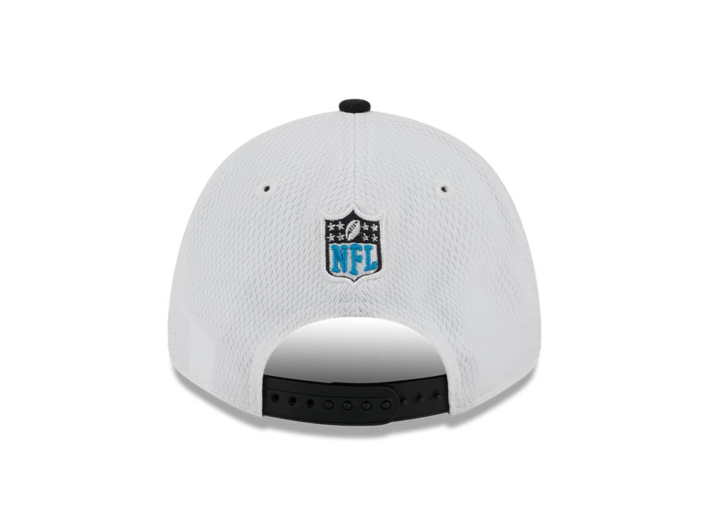 New Era Carolina Panthers NFL Sideline 2023 Black White  9Forty Snapback Gorra