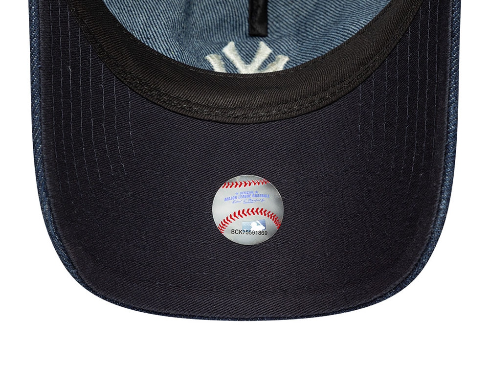 New Era New York Yankees Denim Navy 9Twenty A Frame Strapback Gorra