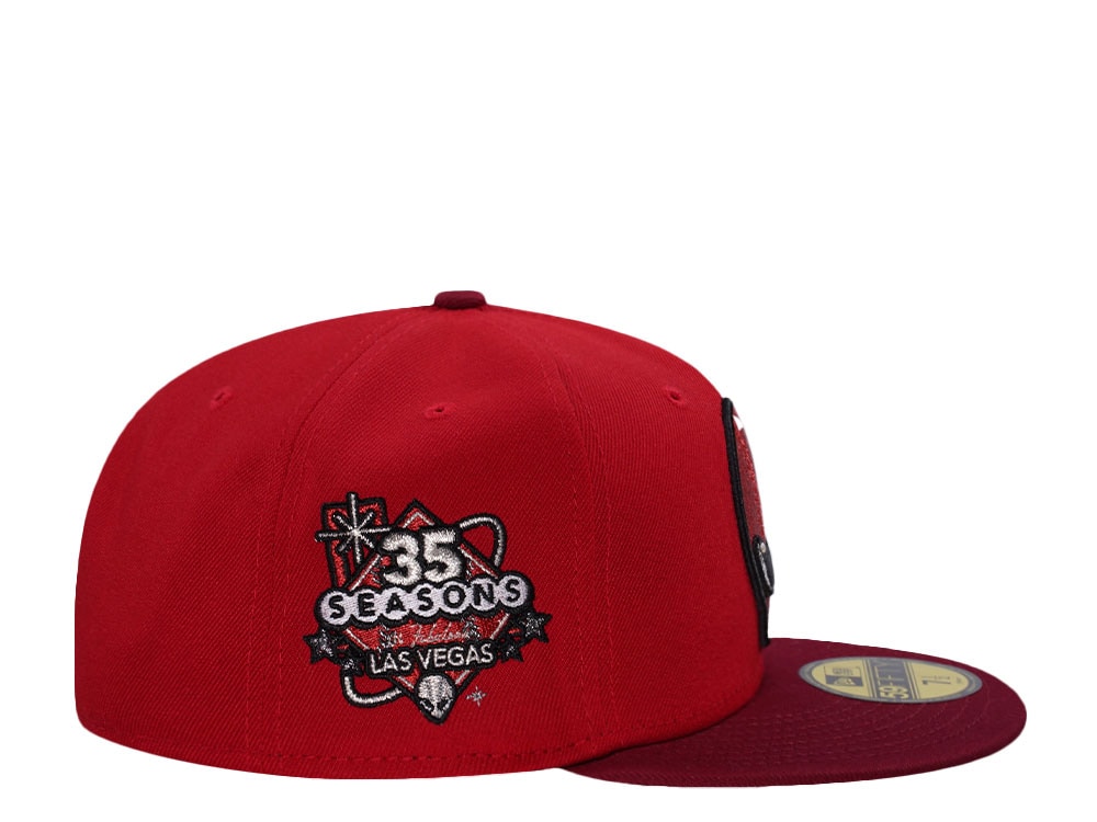 New Era Las Vegas 51s 35 Seasons Red Two Tone Edition 59Fifty Fitted Gorra