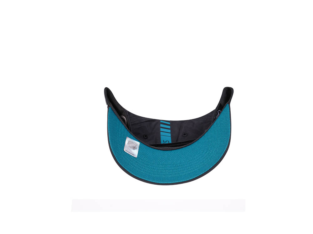 47Brand San Jose Sharks Black Back Line Nylon Strapback Gorra