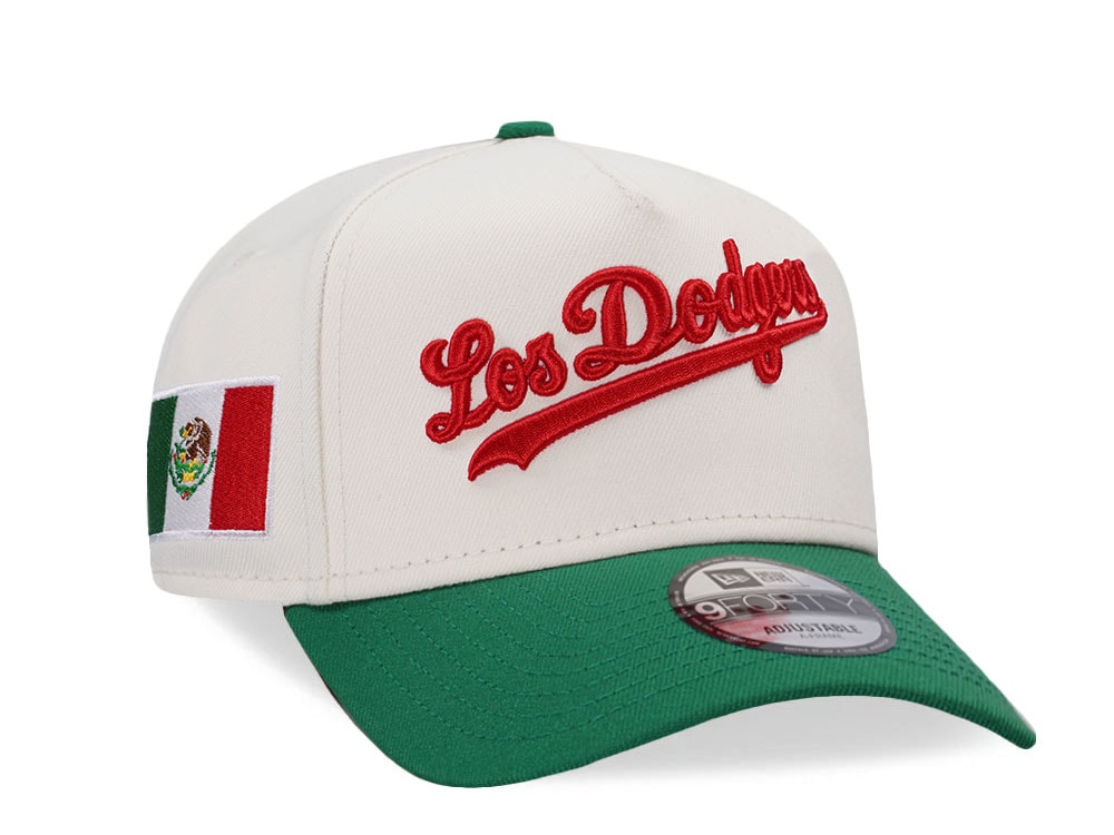 New Era Los Angeles Dodgers Mexico Chrome Two Tone Edition 9Forty A Frame Snapback Gorra