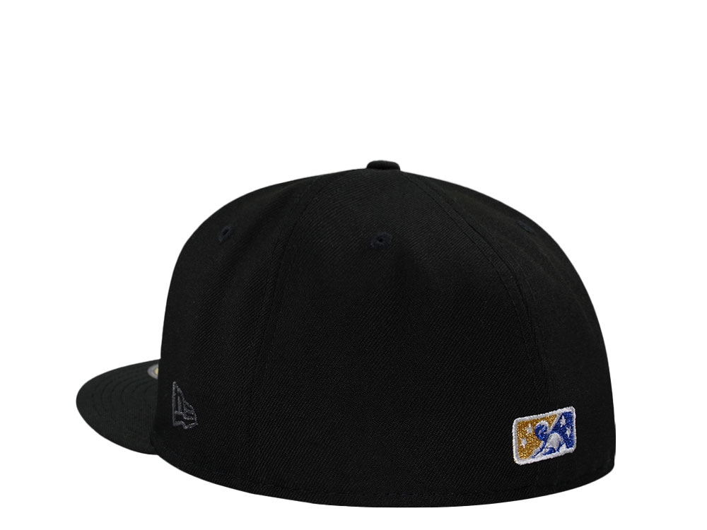 New Era Great Falls Electrics Metallic Blue Edition 59Fifty Fitted Gorra