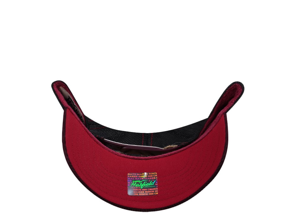 Hatfield Chocolate Beaver Burgundy Gray Trucker Snapback Gorra
