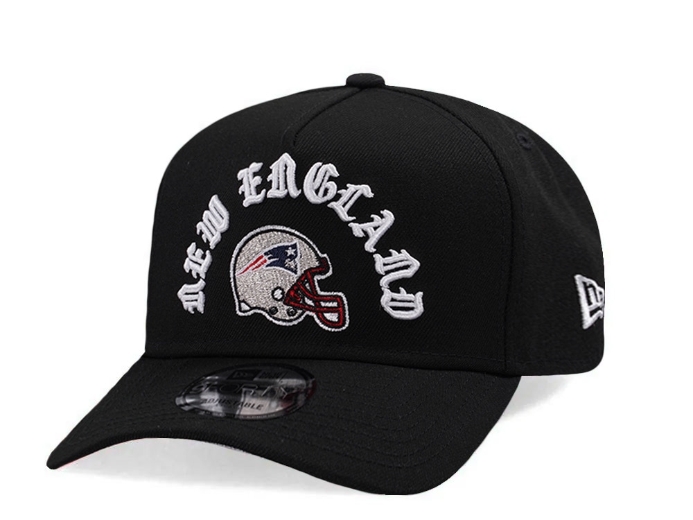 New Era New England Patriots Helmet Black Prime Edition 9Forty A Frame Snapback Gorra