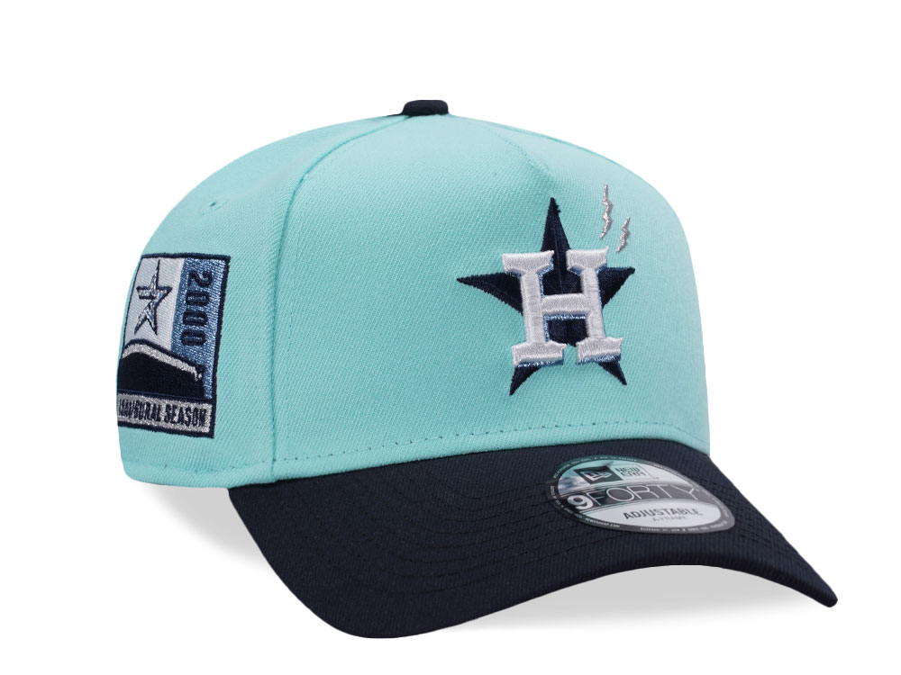 New Era Houston Astros Inaugural Season 2000 Glacier Two Tone Edition 9Forty A Frame Snapback Gorra