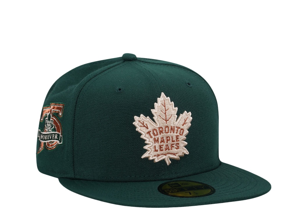 New Era Toronto Maple Leafs 75th Anniversary Green Copper Edition 59Fifty Fitted Gorra