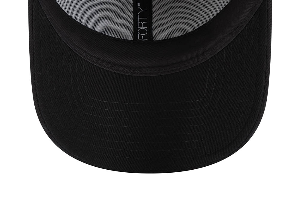 New Era New York Yankees Metallic Logo Black Womens 9Forty Snapback Gorra