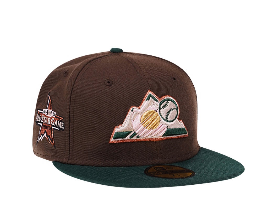 New Era Colorado Rockies All Star Game 2021 Forrest Pink Edition 59Fifty Fitted Gorra