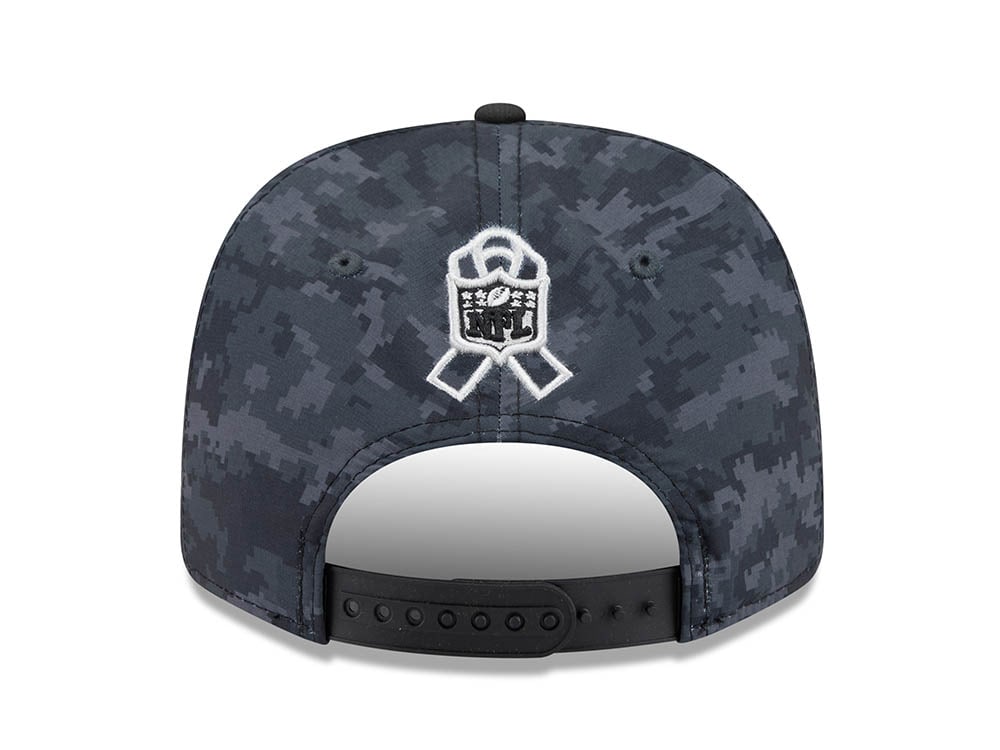 New Era Carolina Panthers NFL Salute to Service 2026 Digi Camo Black 9Seventy Stretch Snapback Gorra