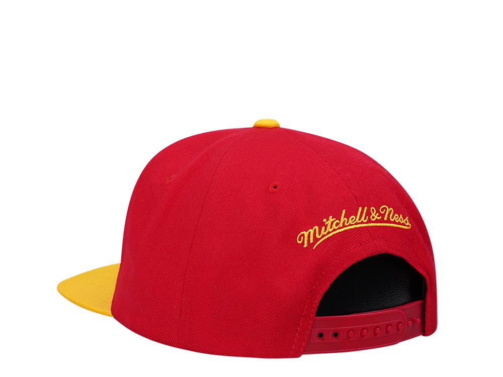 Mitchell & Ness Atlanta Hawks Team Two Tone 2.0 Red Snapback Gorra