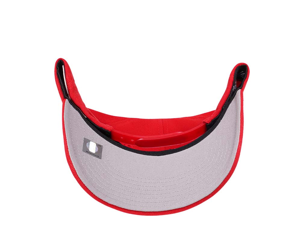 Mitchell & Ness Los Angeles Clippers Team Ground Red Line Flex Snapback Gorra