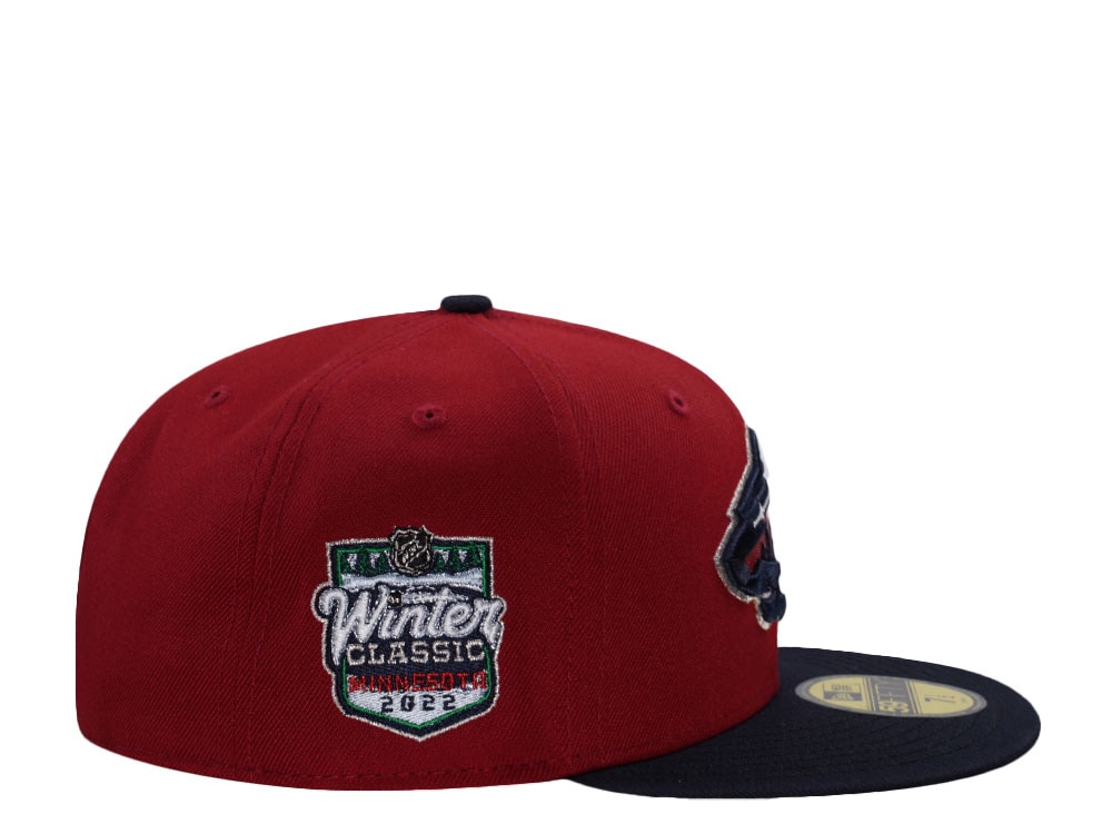 New Era Minnesota Wild Winter Classic 2022 Red Two Tone Edition 59Fifty Fitted Gorra
