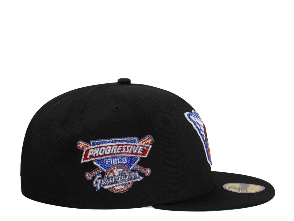 New Era Cleveland Guardians Progressive Field Black Copper Edition 59Fifty Fitted Gorra