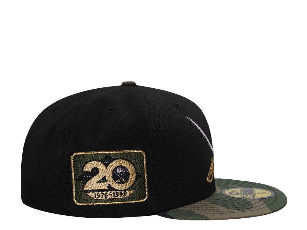 New Era Buffalo Sabres 20th Anniversary Black Camo Prime Edition 59Fifty Fitted Gorra