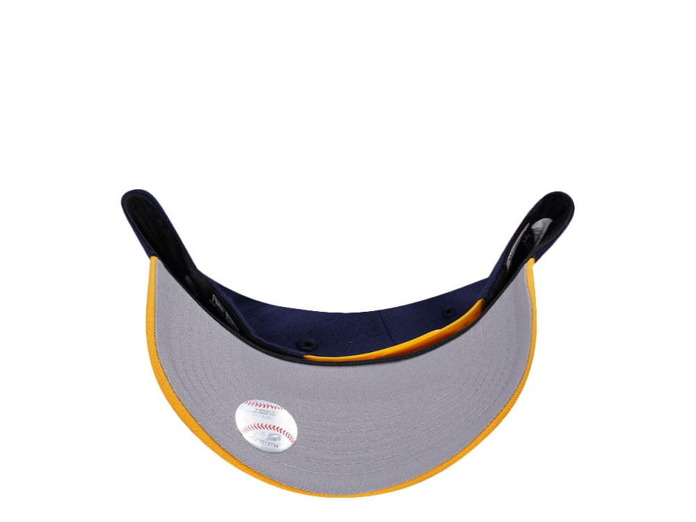 New Era Milwaukee Brewers Navy Classic Two Tone 9Forty A Frame Snapback Gorra