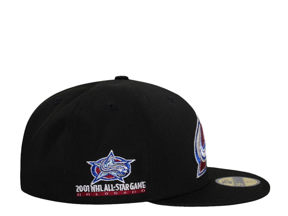 New Era Colorado Avalanche All Star Game 2001 Black Prime Edition 59Fifty Fitted Gorra