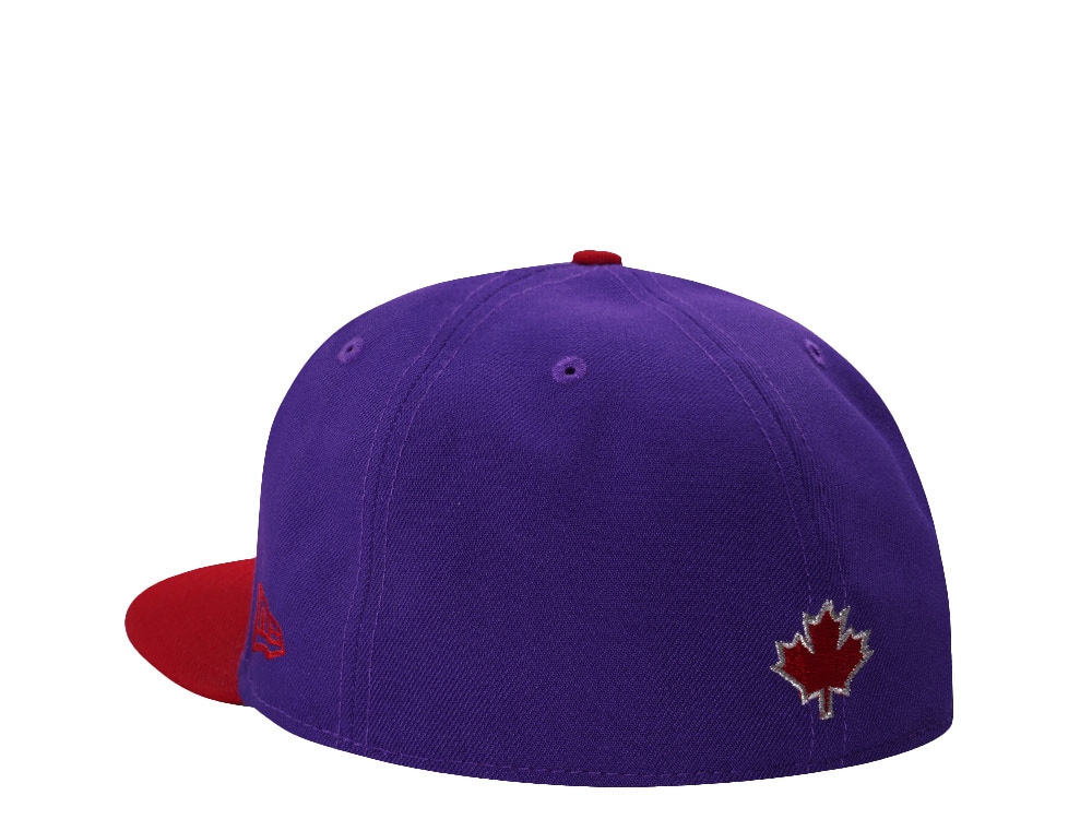 New Era Toronto Raptors 20th Anniversary Purple Two Tone Edition 59Fifty Fitted Gorra