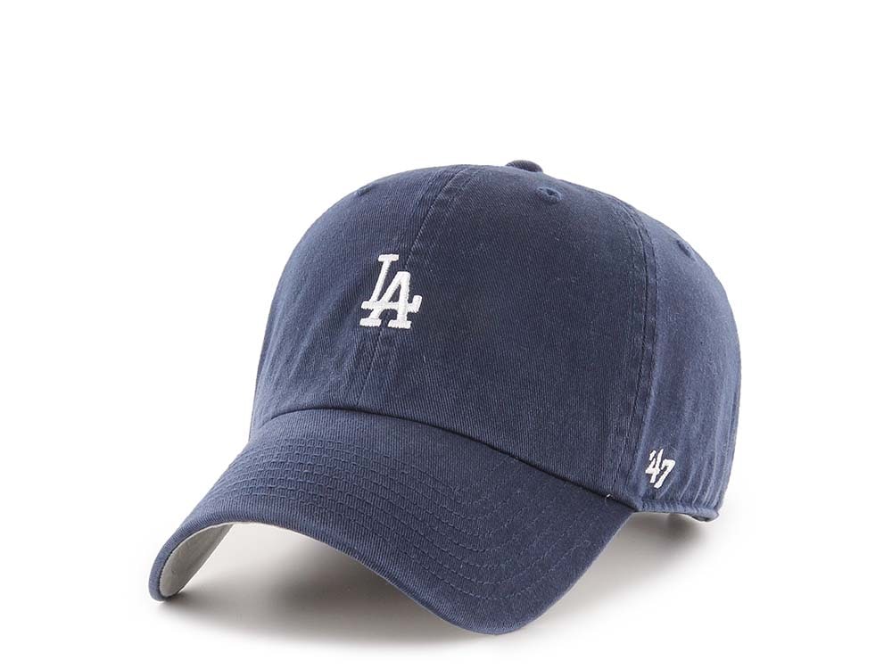 47Brand Los Angeles Dodgers Navy Base Runner Clean up Strapback Gorra