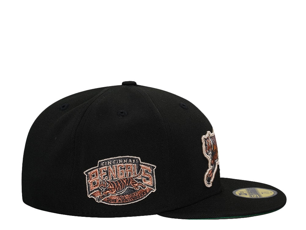 New Era Cincinnati Bengals 20th Anniversary Black Copper Edition 59Fifty Fitted Gorra