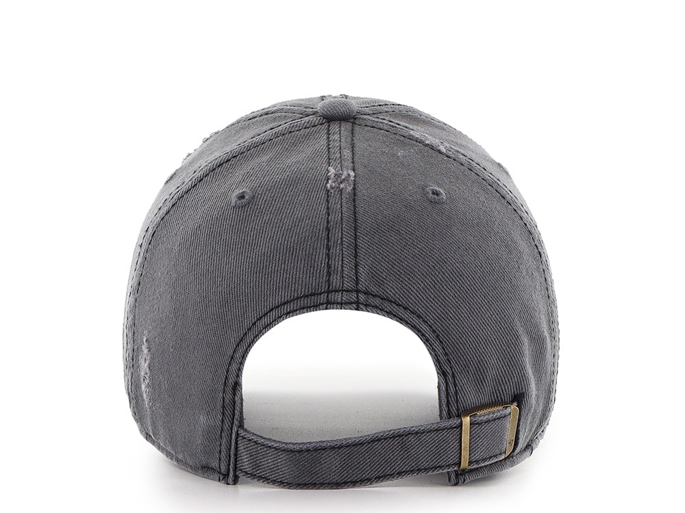 47 Brand Anaheim Ducks Weathered Dark Gray Clean Up Strapback Gorra