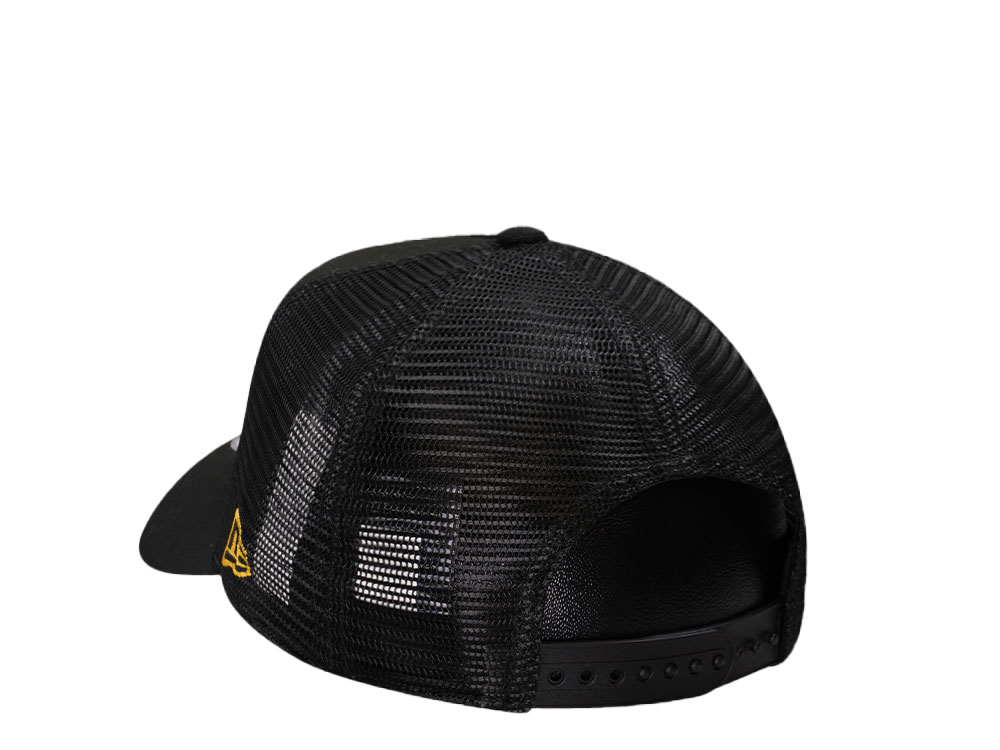 New Era Pittsburgh Pirates Black Trucker A Frame 9Forty Snapback Gorra