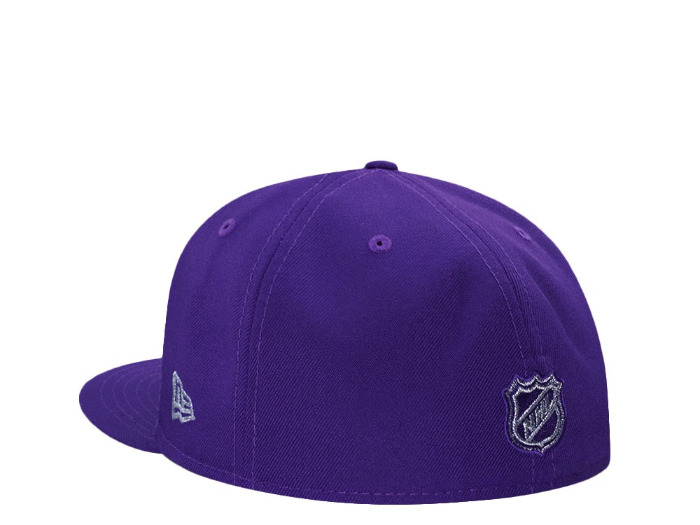 New Era Utah Mammoth Inaugural Season 2024 Purple Prime Edition 59Fifty Fitted Gorra