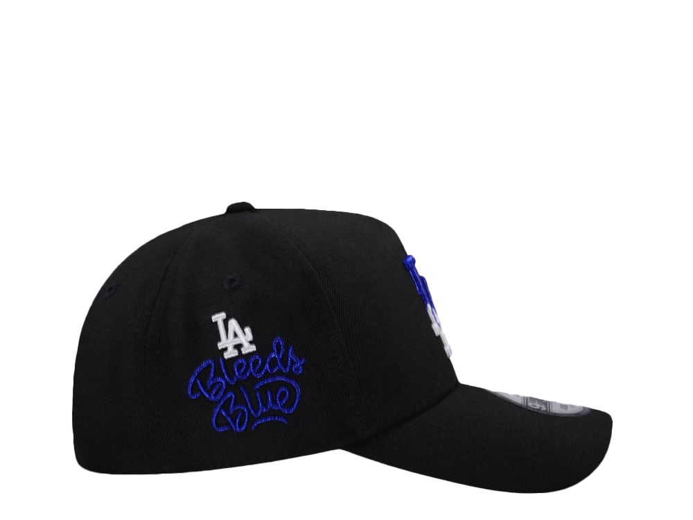 New Era Los Angeles Dodgers Blue Bleeds Black Prime Edition 9Forty A Frame Snapback Gorra