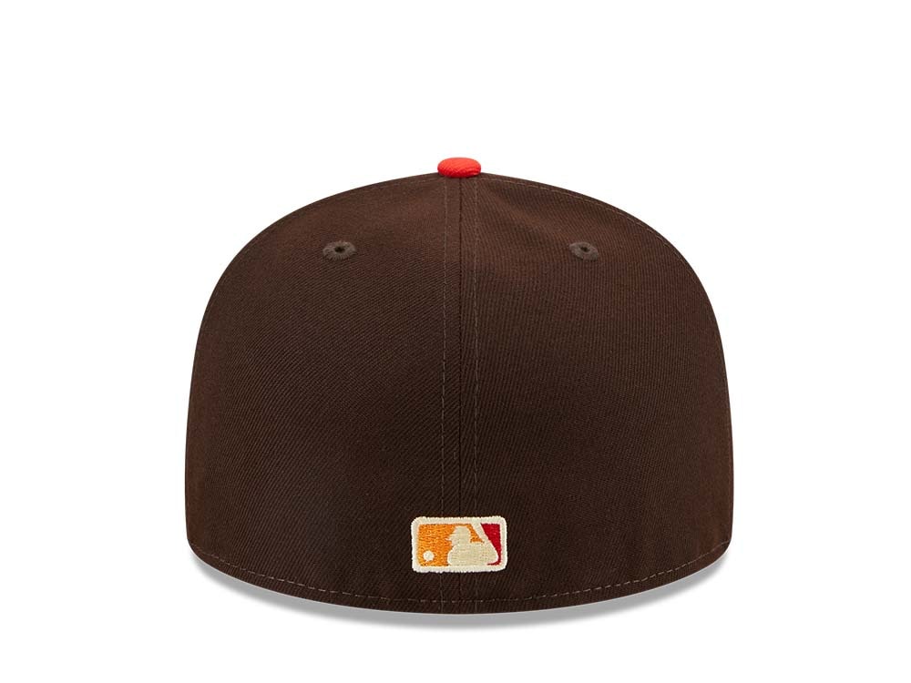 New Era Los Angeles Dodgers The Elements Brown Two Tone Edition 59Fifty Fitted Gorra