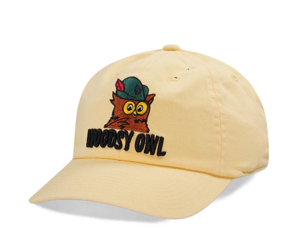 American Needle Woodsy Owl Ballpark Yellow Snapback Gorra