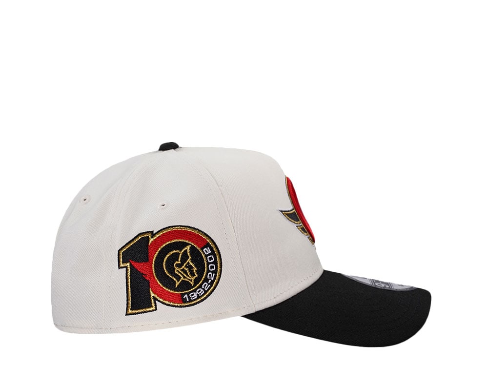 New Era Ottawa Senators 10th Anniversary Chrome Two Tone Edition 9Forty A Frame Snapback Gorra