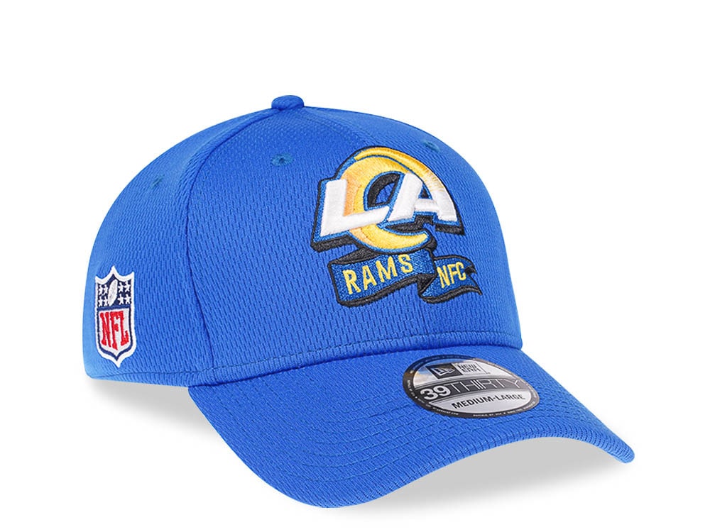 New Era Los Angeles Rams Coach NFL Sideline 2022 39Thirty Stretch Gorra
