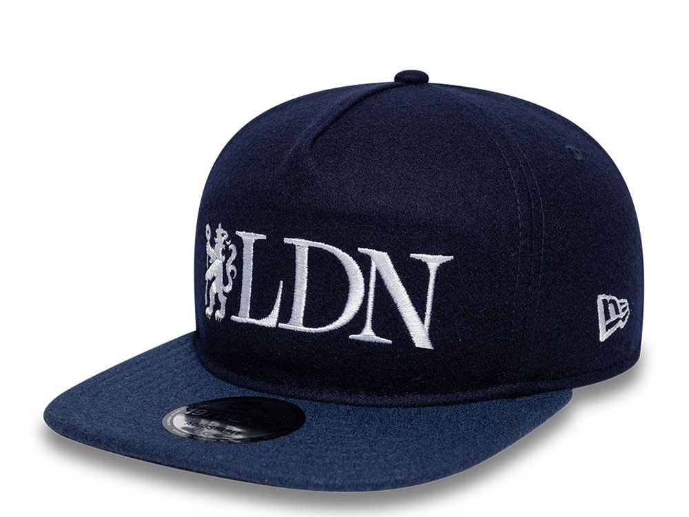 New Era Chelsea Fc Word Mark Wool Navy Edition 19Twenty Snapback Gorra