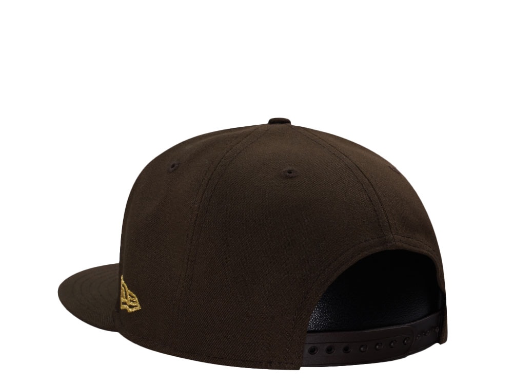 New Era Chicago Bulls 6x Champs Brown Prime Edition 9Fifty Snapback Gorra