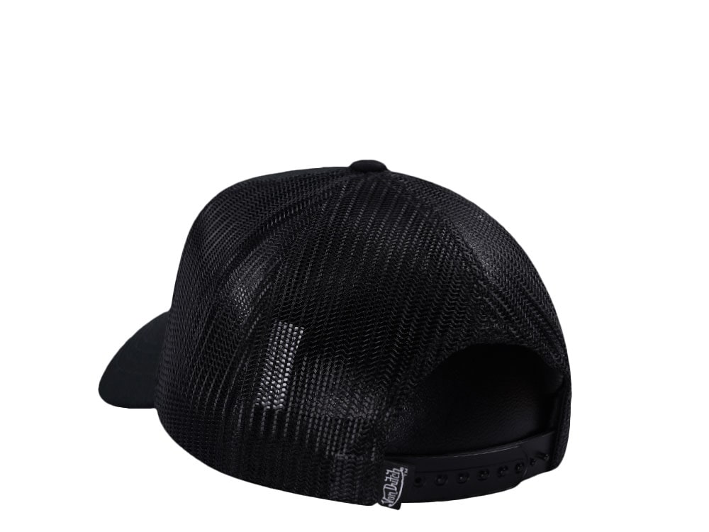 Von Dutch Oval Patch Black Trucker Snapback Gorra