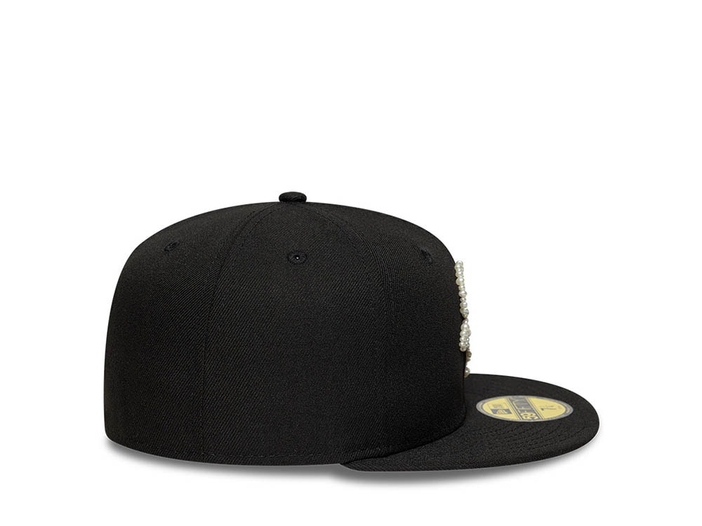 New Era Chicago White Sox Faux Pearl Black Prime Edition 59Fifty Fitted Gorra
