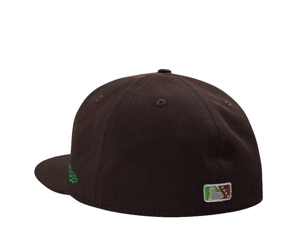 New Era Rochester Red Wings Flower City Burnt Wood Glow in the Dark Horror Edition 59Fifty Fitted Gorra