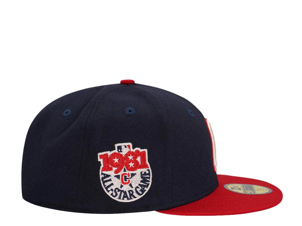 New Era Cleveland Indians All Star Game 1981 Prime Two Tone Throwback Edition 59Fifty Fitted Gorra