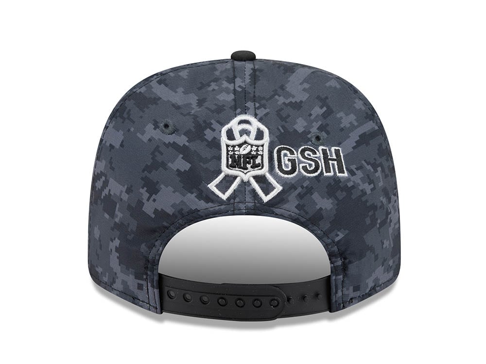 New Era Chicago Bears NFL Salute to Service 2026 Digi Camo Black 9Seventy Stretch Snapback Gorra