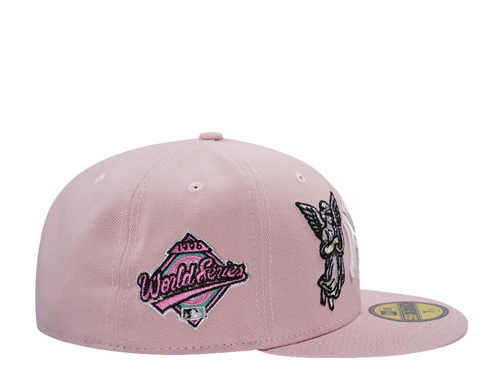 New Era New York Yankees World Series 1996 Angel Pink Rouge Prime Edition 59Fifty Fitted Gorra